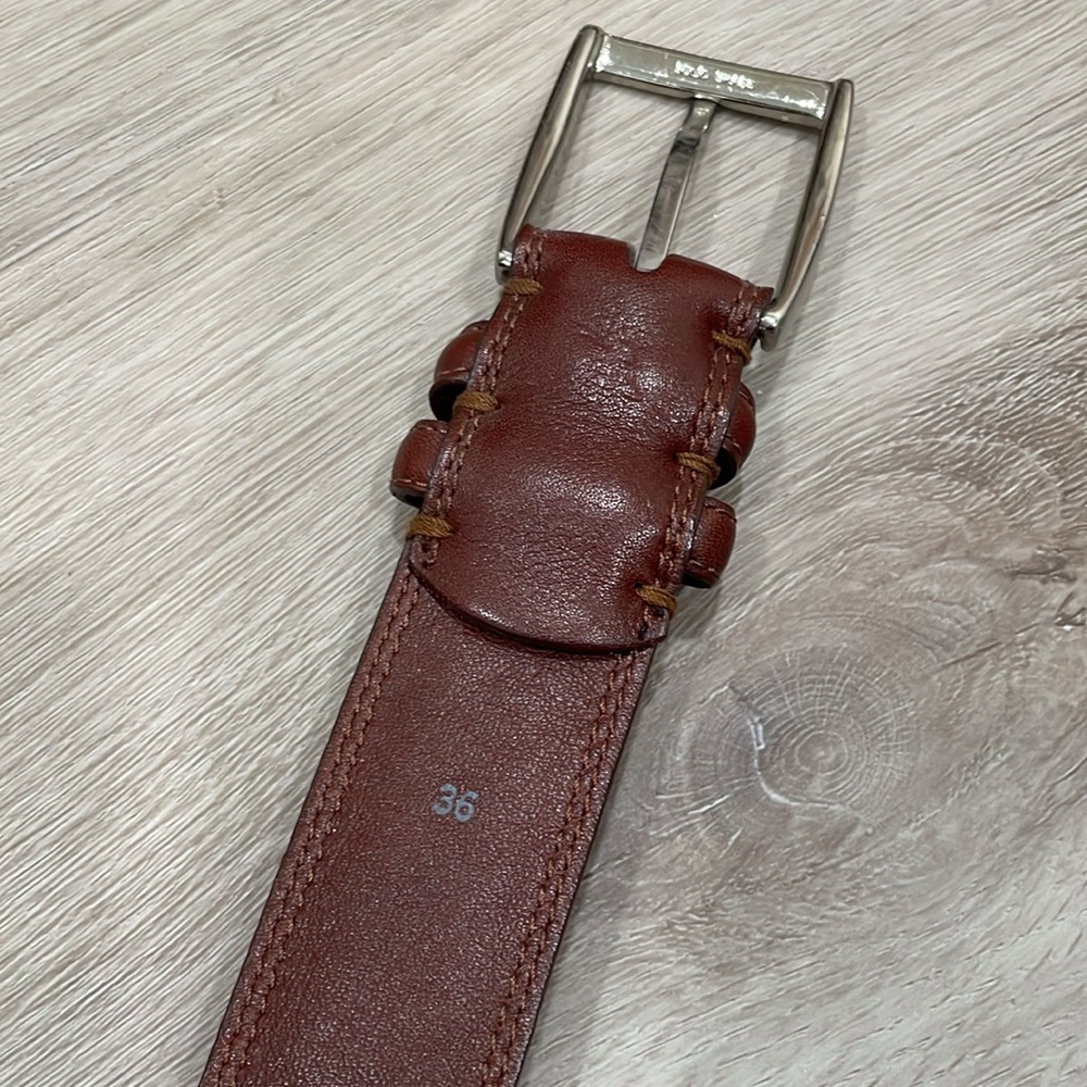 Leather Brown belt - Picture 5 of 5